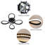 Camelia 4-Light Black LED Flush Mount-710908876