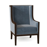 Jameson 28" Wide Down Cushion Slipcovered Wingback Chair