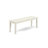 6 Piece Dining Table Set Contains a Rectangle Kitchen Table and 4 Light Beige Linen Fabric Upholstered Chairs with a Bench, 36x60 Inch, Linen White-78871916-78871954-25523508