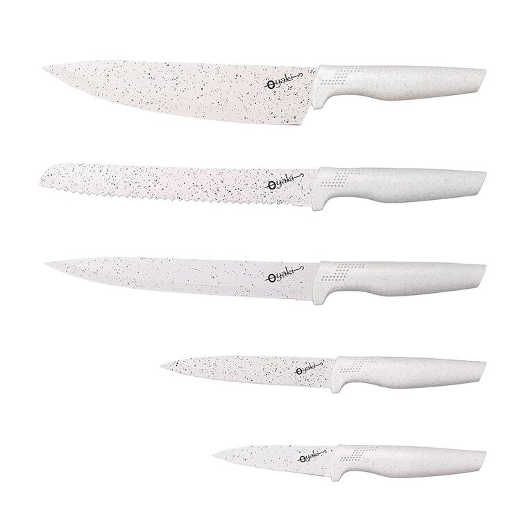 Huusk Professional Kitchen Knife Set Japanese Santoku Knife High Carbon  Steel