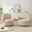 Chaise d'appoint pour le salon avec fonction pivotante-1201041756