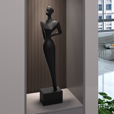 Sculpture abstraite de luxe à figurine abstraite