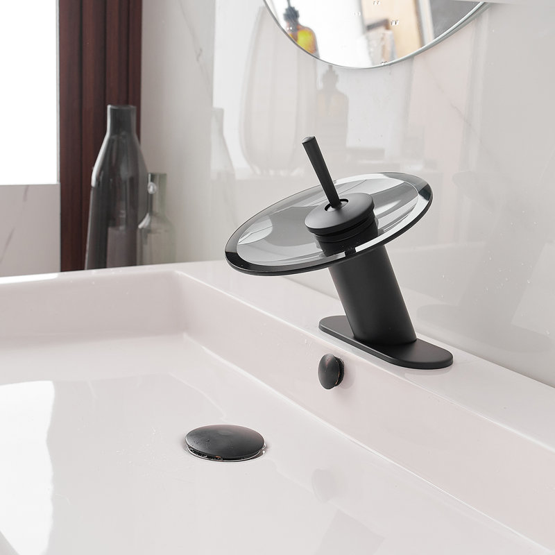 Single-Hole Single-handle Bathroom Faucet, Matte Black