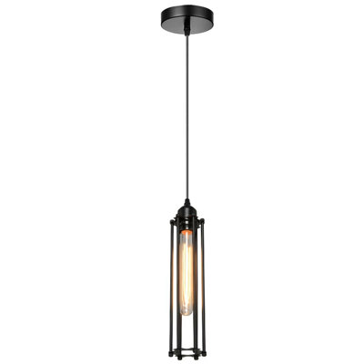 Paislee 1 - Light Black Pendant