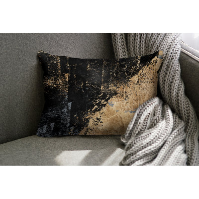 Kazam Abstract Outdoor Reversible Throw Pillow