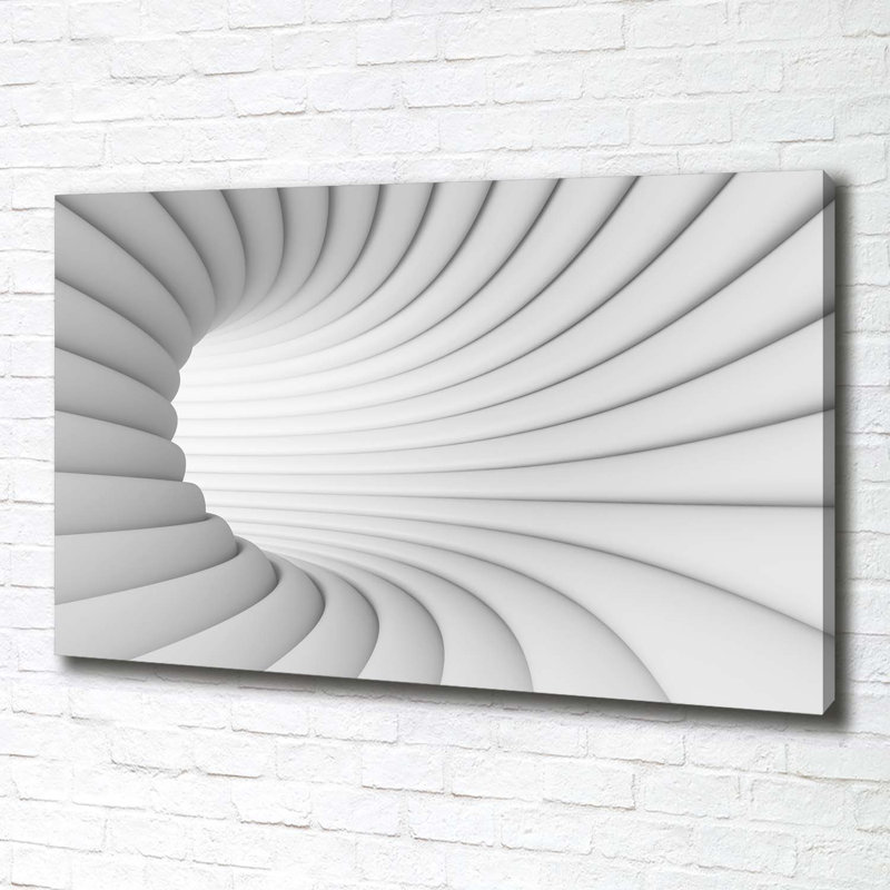 Abstraction Tunnel - Wrapped Canvas Print