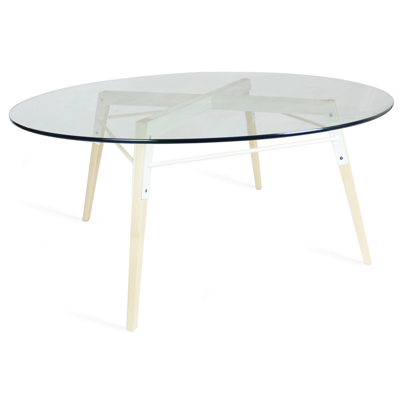 Table basse Ross, Érable / blanc