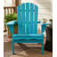 Chaise Adirondack pliante en bois massif turquoise 31 x 28 x 36-1002099055