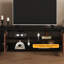 Meuble télé en bois massif rétro Nut-Brwon-350791498