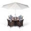 Outdoor Patio Dining Chair with Cushion