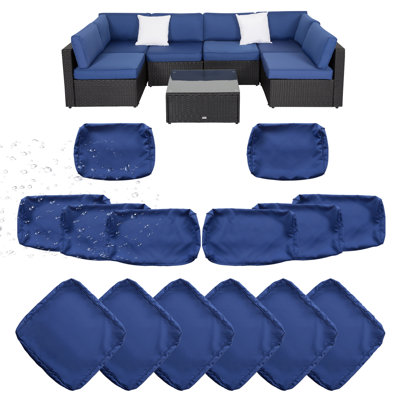 Outdoor 3'' Seating Group Cushion Cover