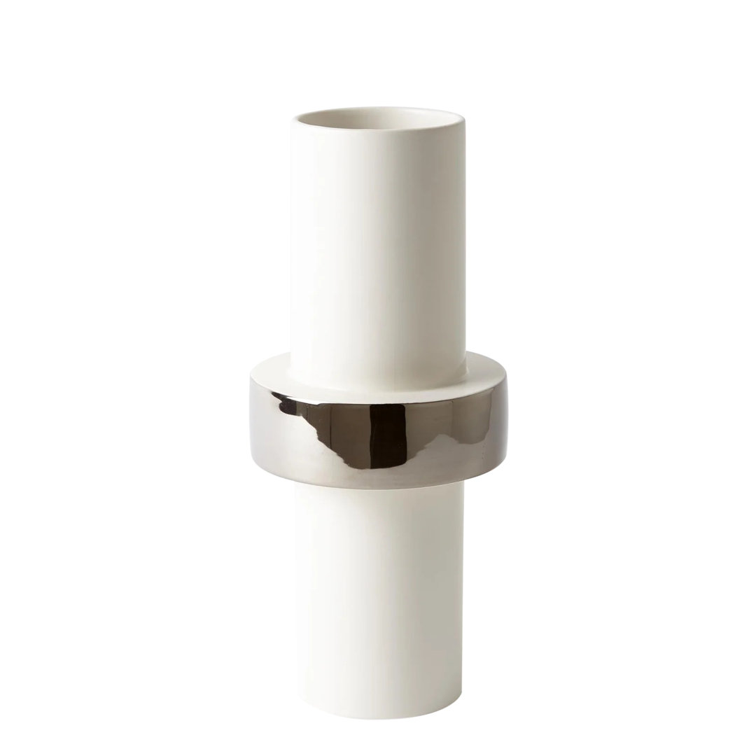 Silver Ring Vase-Mid Global Views