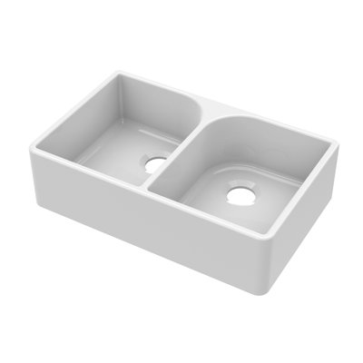 Double Bowl Farmhouse Kitchen Sink