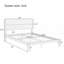 Lit plateforme Mid-Century en bois de bambou-412719429-412719426