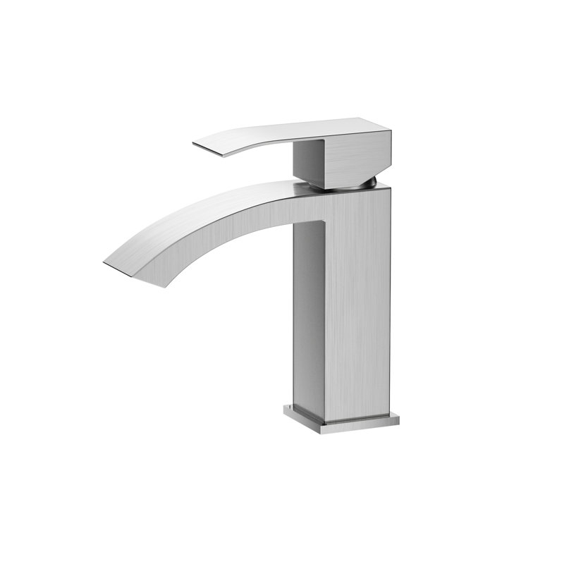 Robinet de lavabo de salle de bain - résistance à la rouille, profondeur de colis de 10,24 po, cartouche en céramique montée sur le comptoir de 6,77 po de hauteur, débit de 1,2 gallon par minute