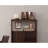 Multi Layer Storage Sliding Door Accent Cabinet