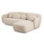 Cheslea Cream Boucle Sectional - Raf-96004524