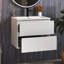 Meuble-lavabo mural 24 po avec lavabo en céramique et un trou de robinet-1600734687