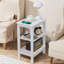 Ensemble de 2 tables de bout avec station de charge-1251798795