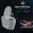 Smart Toilet With Bidet Seat, Heated Seat, Foot Sensor Auto Open Lid, Remote Control, Night Light, And Automatic Flush