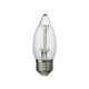 Visual Comfort & Co. LED Torpedo shape 5W 3000K Warm White E-26 Medium base Clear Edison Style light bulb