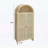 70.28" Tall Arched Kitchen Pantry