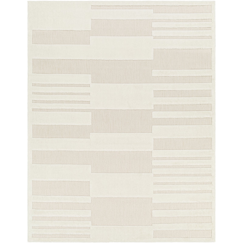 Tapis beige, Rectangle 6 pi 7 po x 9 pi