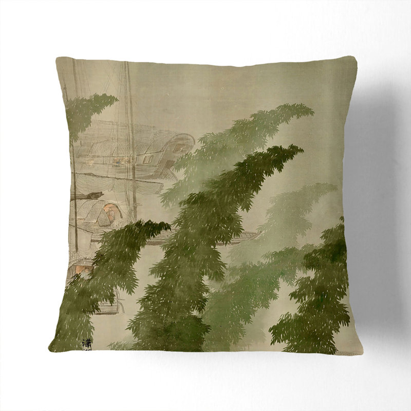 Square Throw Cushion, 40cm H x 40cm W x 15cm D