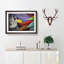 Crying Colour in Abstract - Picture Frame Graphic Art Print-55679830-55679833