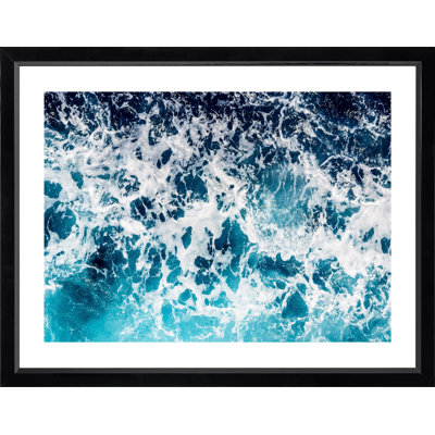 Aqua 1 - Single Picture Frame Print