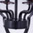 6-light Dimmable Geometric Chandelier