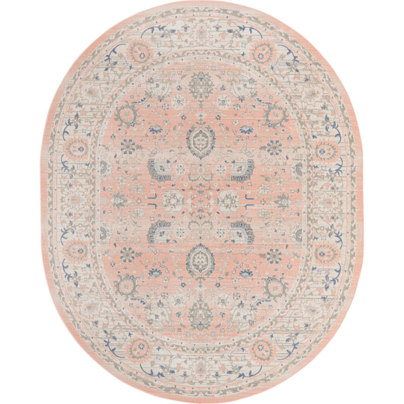 Denena Oriental Indoor Rug, Oval 8' x 10'