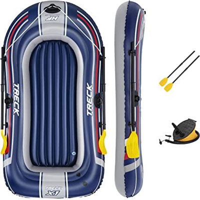 Bestway Hydro-Force Treck X1 Inflatable 2 Person Water Raft Outdoor ...