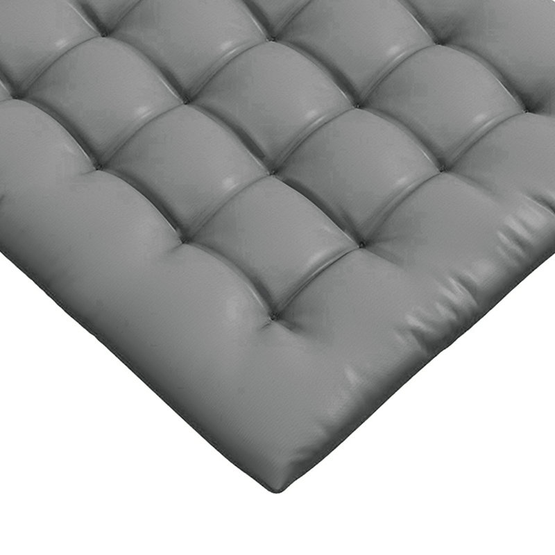 Coussin de siège d'extérieur 6 pièces Ebern Designs, Gris anthracite