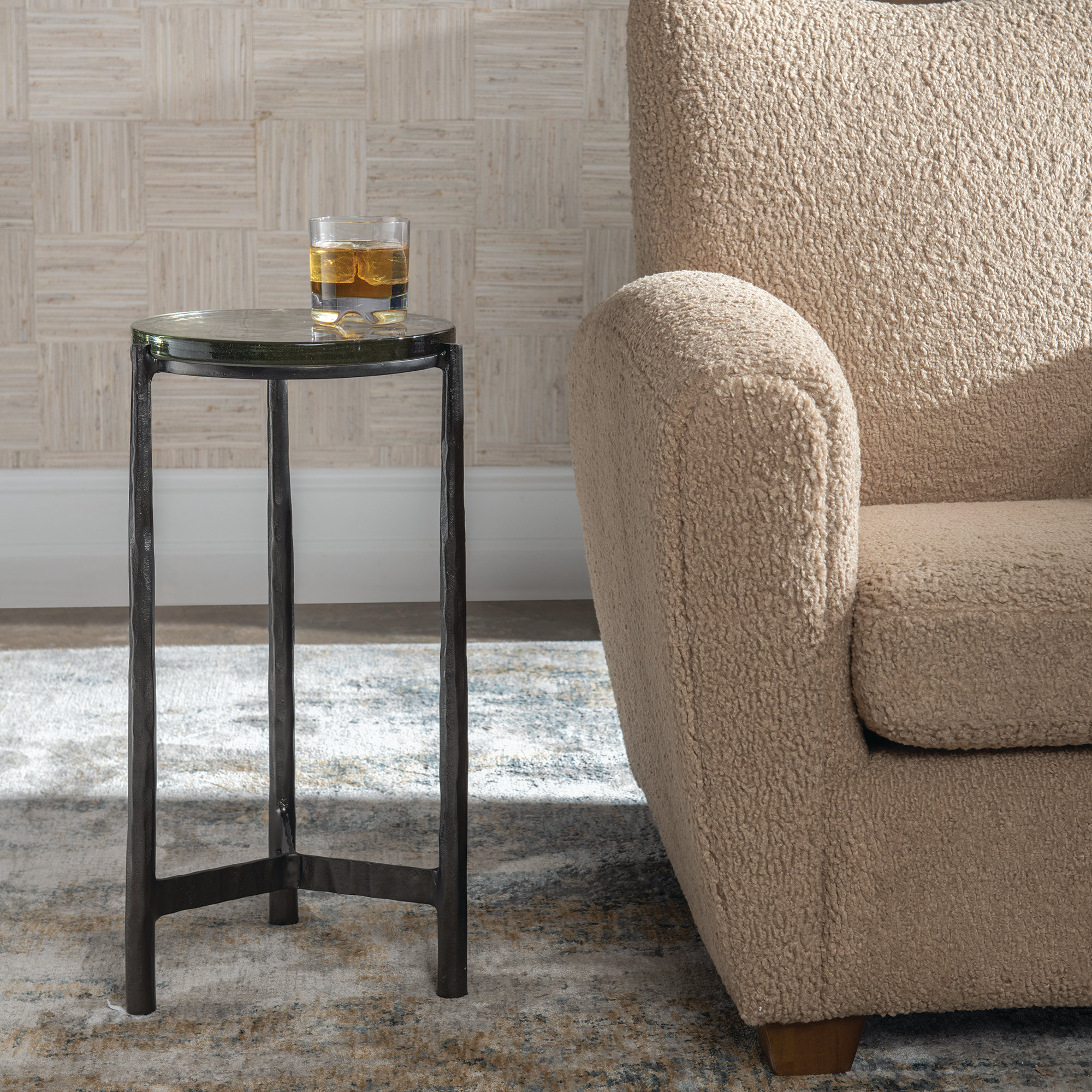 Glass End Table