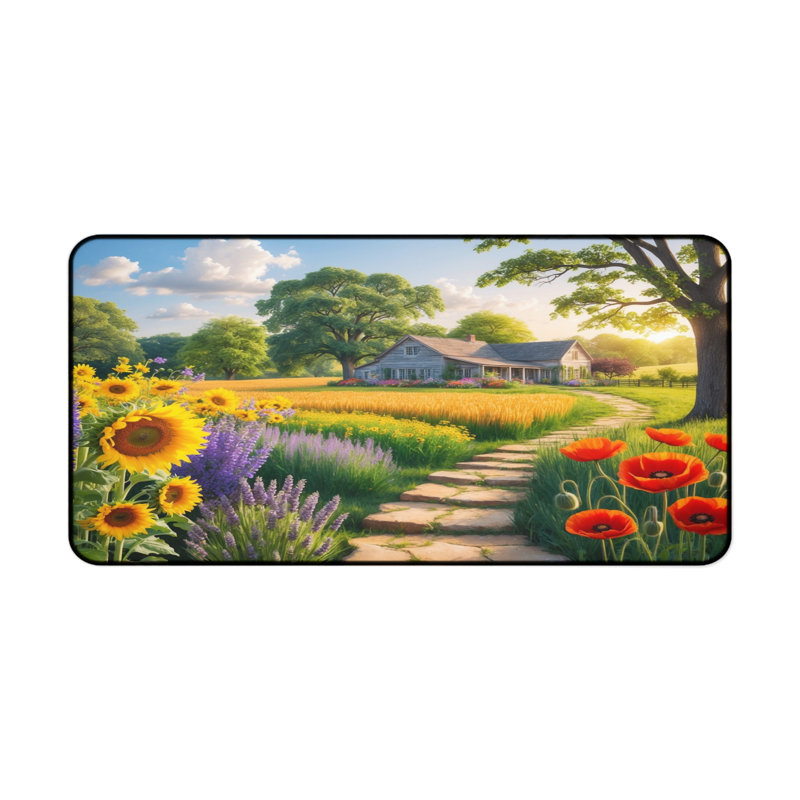 Polyester Desk Pad, 31.5x15.5
