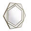 Miroir mural 35,4 "Modern Glam Hexagon