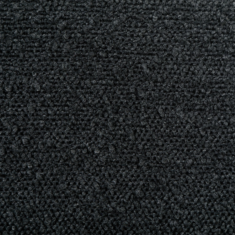 Chaise d'appoint rembourrée Mckinley, Noir