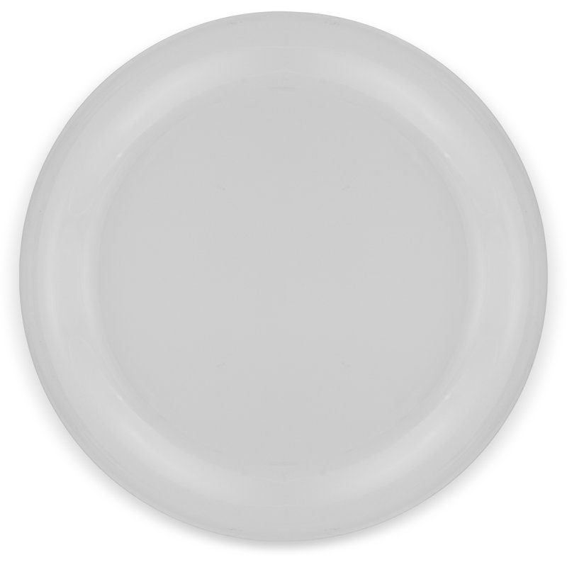 Assiette à salade à rebord étroit 7,25" mélamine Sierrus™, Blanc