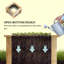 Versatile Raised Garden Bed,Galvanized Planter Box Elevated Garden Bed,Wooden Garden Bed With Trellis-839663446