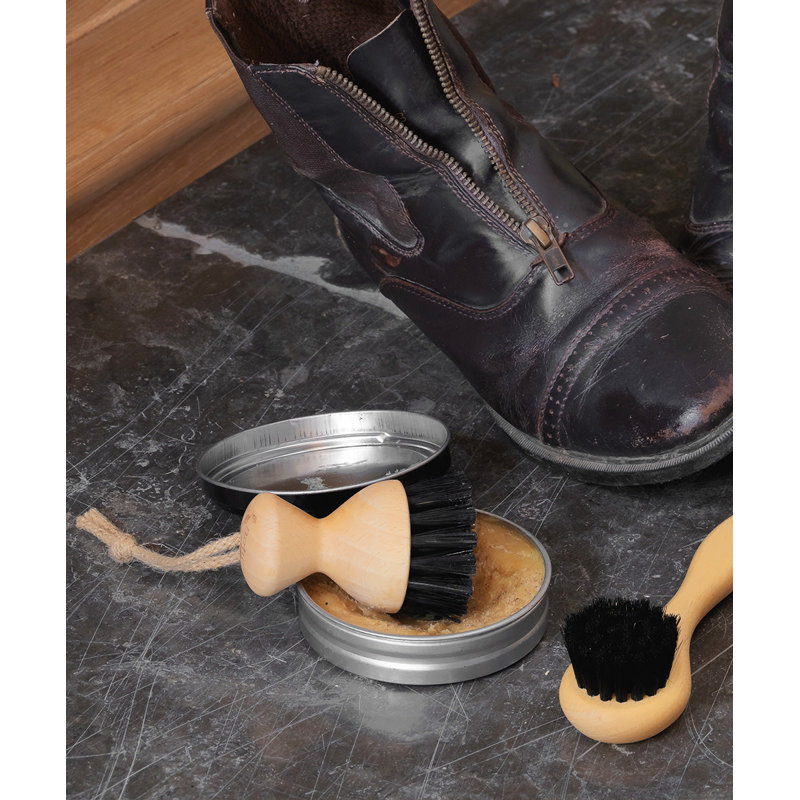 Natural By Hillbrush Cleaning Brushes, Black