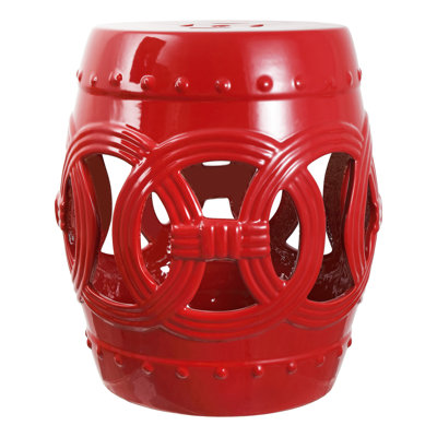 Brasstown Ceramic Accent Stool
