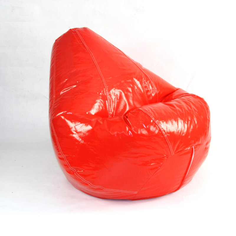 Fauteuil à billes en faux cuir standard, Rouge à lèvres