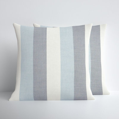 Nisha Striped Sunbrella® Indoor/Outdoor Throw Pillow
