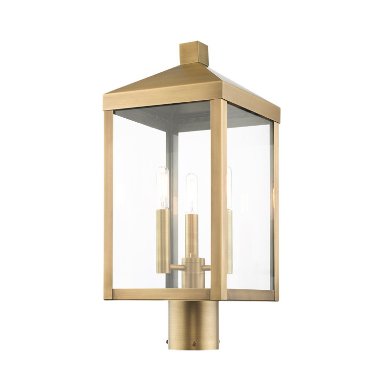 Inniss Transparent Lantern Head, Antique Brass