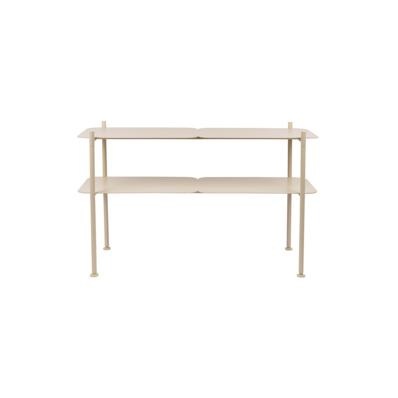 Rayonnage River, H 24 po x l 39 po x P 14 po, Beige
