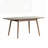 Grade Solid Oak Extendable Dining Table