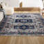 Tapis bleu / gris clair Blough-565106758