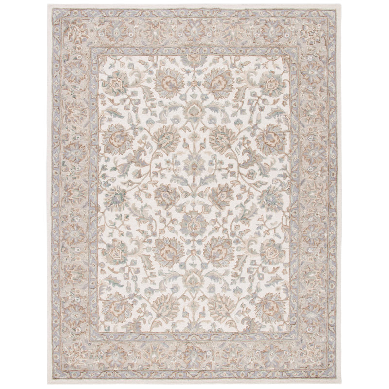 Sofiane Hand Tufted Wool Oriental Rug, Rectangle 8' x 10'