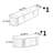 Modern minimalist coffee table TV cabinet set